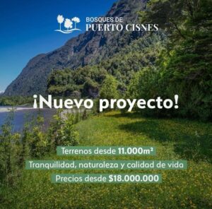 Bosques de Puerto Cisnes – Terrenos desde 1 a 2,8 hectáreas